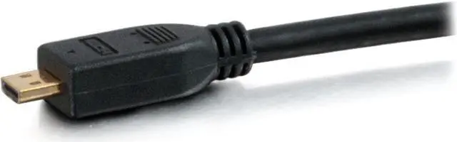 Alt view image 4 of 6 - C2G 50614 C2G 3ft High Speed HDMI to HDMI Micro Cable with Ethernet - HDMI/Micro HDMI for Audio/Video Device - 3 ft - 1 x HDMI Male Digital Audio/Video - 1 x HDMI (Micro Type D) Male Digital
