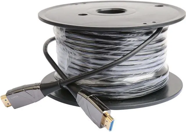 Alt view image 8 of 8 - Tripp Lite Fiber Optic HDMI 2.0 (Active HDMI Cable), High Speed HDMI Cable, 4K, 60Hz, 4:4:4, 18 Gbps, 30 m. (98 ft.) Black (P568-30M-FBR)