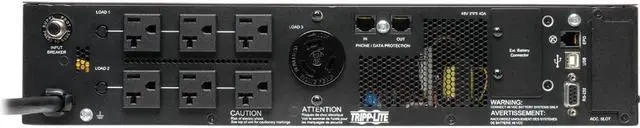 Alt view image 6 of 11 - TRIPP LITE SmartOnline 120V 2.2 kVA TAA-Compliant UPS, 1.8 kW, 2U, Network Card Option