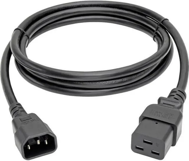 Alt view image 8 of 12 - 10FT POWER CORD ADAPTER CABLE C19 TO C14 10A 16AWG