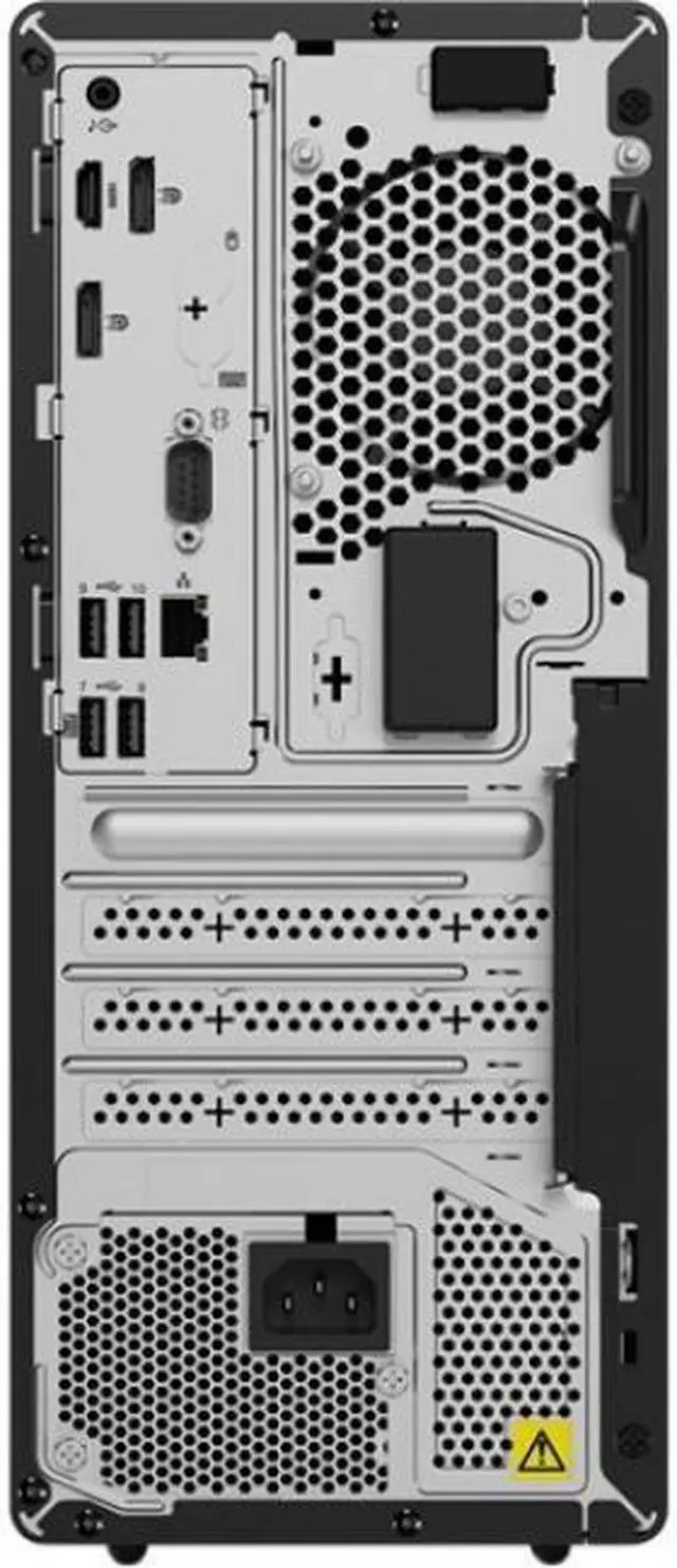 Alt view image 7 of 18 - Lenovo ThinkCentre M70t 11DA002GUS Desktop Computer - Intel Core i5 10th Gen i5-10400 Hexa-core (6 Core) 2.90 GHz - 8 GB RAM DDR4 SDRAM - 256 GB SSD - Tower - Black - Windows 10 Pro 64-bit - Intel UHD