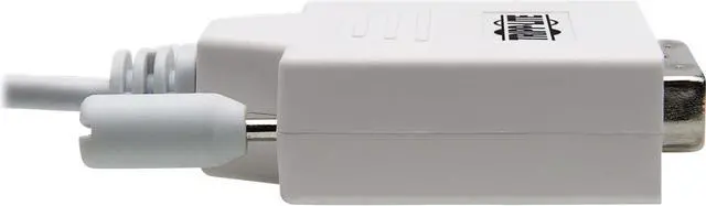 Alt view image 7 of 9 - Tripp Lite U444-010-DE 10 ft. Male to Male USB-C to DVI Adapter Cable, White