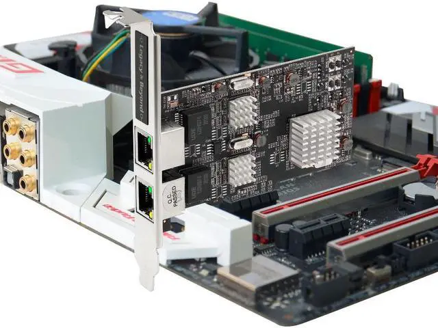 Alt view image 5 of 7 - SIIG Dual 2.5G 4-Speed Multi Gigabit Ethernet PCIe Card LBGE0711S1