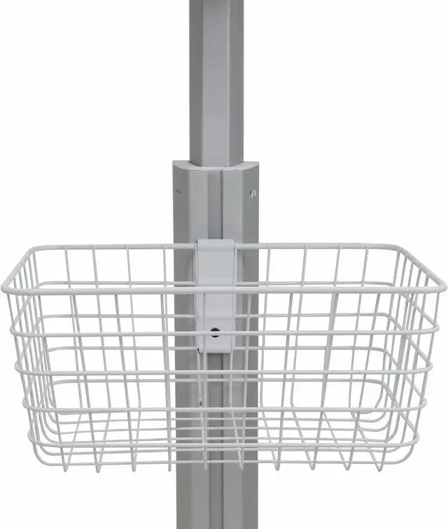 Alt view image 8 of 14 - Ergotron 98-136-216 Small - Mounting Component (Wire Basket) - White - Cart Mountable