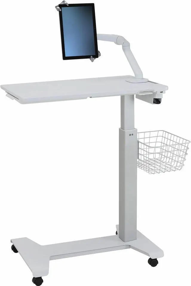 Alt view image 9 of 14 - Ergotron 98-136-216 Small - Mounting Component (Wire Basket) - White - Cart Mountable