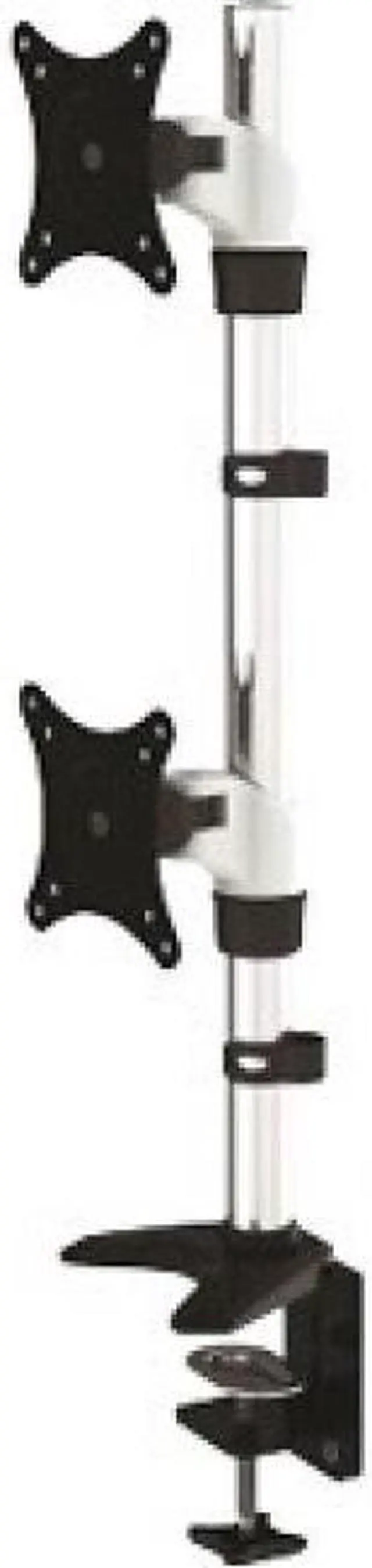 Alt view image 5 of 8 - Amer Mounts Hydra HYDRA2V Desk Mount for Monitor - White, Black, Chrome