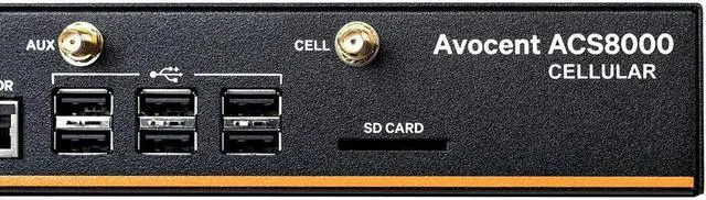Alt view image 2 of 7 - Vertiv Avocent ACS8000 Serial Console 48 port Dual AC Power AT&T+Verizon ACS8048NADAC400