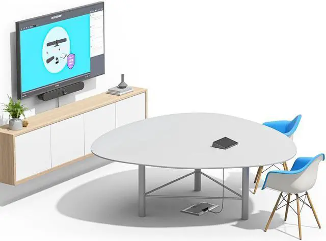 Alt view image 3 of 20 - Logitech TAP IP Make Video Meetings Simple to Join with a Network-connected Touch Controller - Graphite