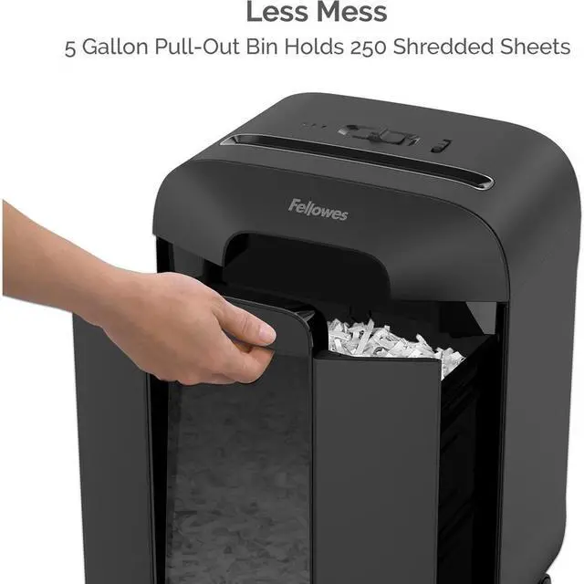 Alt view image 15 of 20 - Fellowes Powershred LX85 12-Sheet Cross Cut Personal Paper Shredder (FEL4400401)