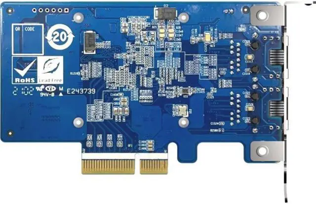 Alt view image 8 of 12 - QNAP QXG-10G2T-X710 10Gigabit Ethernet Card QXG10G2TX710
