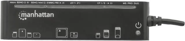 Alt view image 7 of 8 - MANHATTAN 101998 USB 79 in 1 Multi Card reader