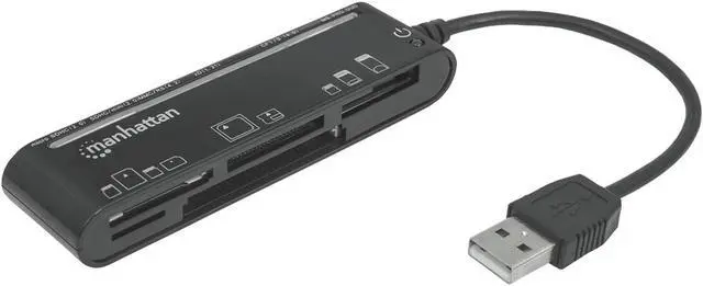Alt view image 8 of 8 - MANHATTAN 101998 USB 79 in 1 Multi Card reader