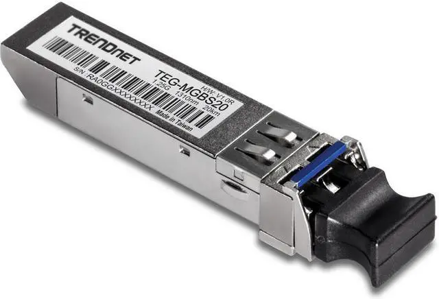 Alt view image 9 of 12 - TRENDnet TEG-MGBS20, SFP Single Mode LC Module (20km)