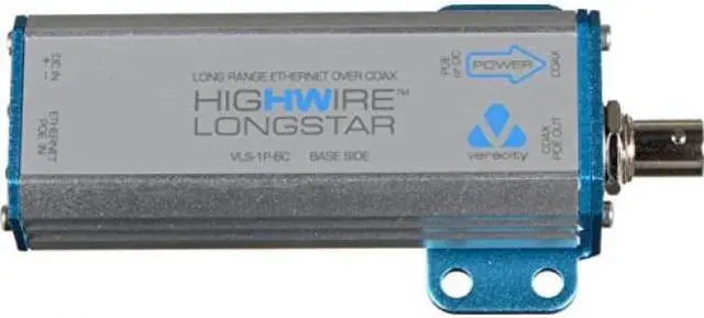 Alt view image 5 of 7 - Veracity Longstar Long-Range POE Coax Base Unit VLS-1P-BC