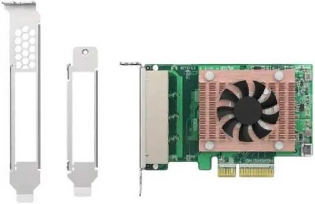 Alt view image 3 of 11 - QNAP QXG-2G4T-I225 Quad-Port 2.5 GbE Network Expansion Card