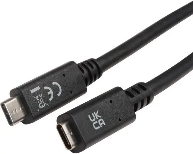Alt view image 6 of 11 - V7 V7UC3EXT-2M USB-C Data Transfer Cable V7UC3EXT2M