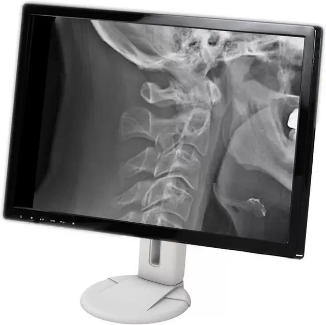 Alt view image 12 of 13 - Amer Height Adjustable Monitor Stand. Supports 24" monitors weighing up to 17.5 lbs.