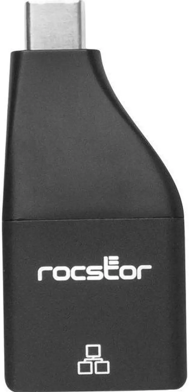 Alt view image 3 of 12 - Rocstor USB-C to Gigabit Ethernet Adapter USB 3.0 Y10A240A1