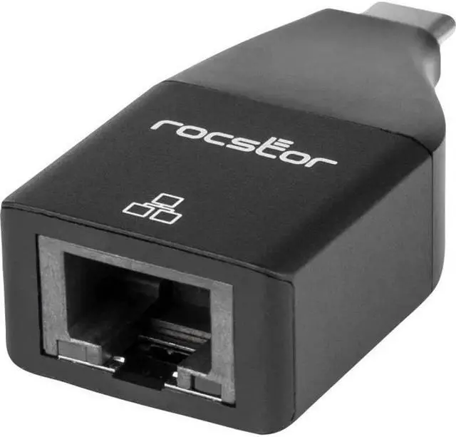 Alt view image 7 of 12 - Rocstor USB-C to Gigabit Ethernet Adapter USB 3.0 Y10A240A1