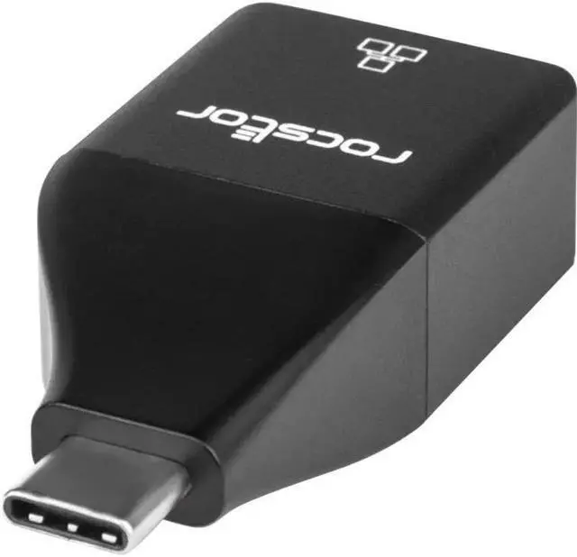 Alt view image 8 of 12 - Rocstor USB-C to Gigabit Ethernet Adapter USB 3.0 Y10A240A1