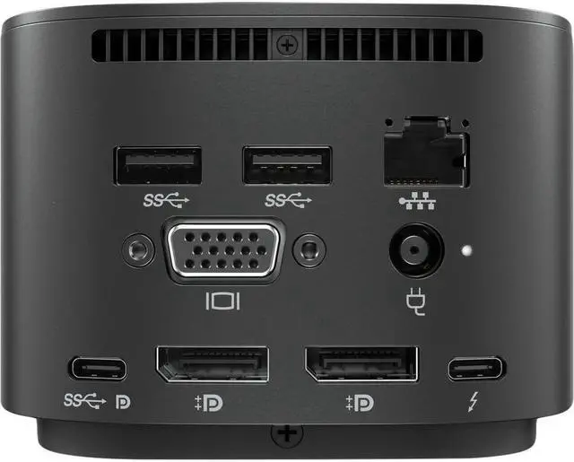 Alt view image 7 of 10 - HP Thunderbolt Dock 120W with HDMI Adapter 6HP48AAABL