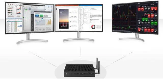 Alt view image 8 of 20 - LG CL600N-6N Electronics Quad-core Processor Thin Client Box