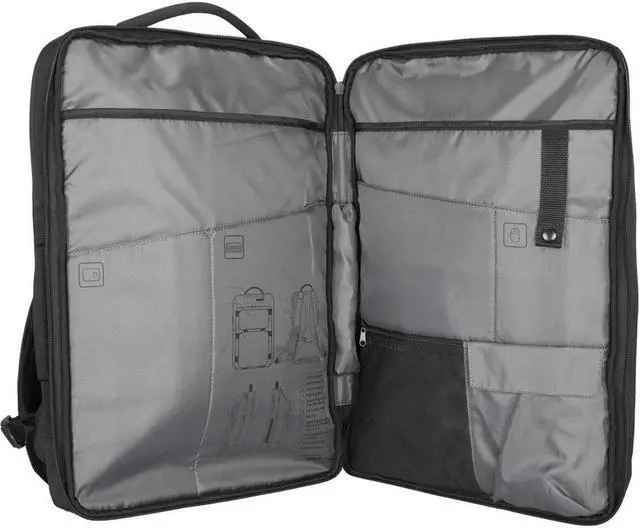 Alt view image 8 of 13 - Targus 2 Office TBB615GL Carrying Case Backpack for 15" to 17.3" Notebook Black