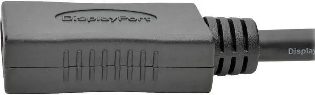 Alt view image 18 of 20 - Tripp Lite P579-003 3 ft. Black DisplayPort Extension Cable with Latch, 4K x 2K (3840 x 2160) @ 60 Hz, HDCP 2.2 (M/F) Male to Female