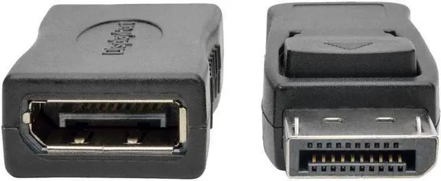 Alt view image 19 of 20 - Tripp Lite P579-003 3 ft. Black DisplayPort Extension Cable with Latch, 4K x 2K (3840 x 2160) @ 60 Hz, HDCP 2.2 (M/F) Male to Female