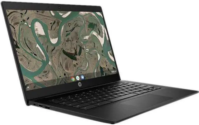 Alt view image 2 of 13 - HP Chromebook 14 G7 14" Chromebook - HD - 1366 x 768 - Intel Celeron N4500 Dual-core (2 Core) - 4 GB RAM - 32 GB Flash Memory - Intel Chip - Chrome OS - Intel UHD Graphics - 12.50 Hour Battery Ru