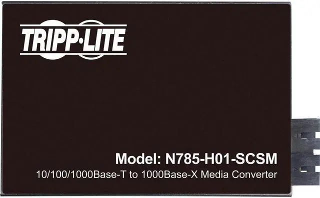 Alt view image 6 of 12 - Tripp Lite 10km Hardened Gigabit Fiber to Ethernet Media Converter N785H01SCSM