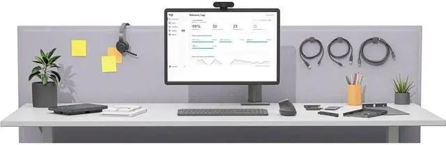 Alt view image 10 of 20 - Logitech 952-000094 Tap Scheduler - Purpose-built Scheduling Panel for Meeting Rooms (White)