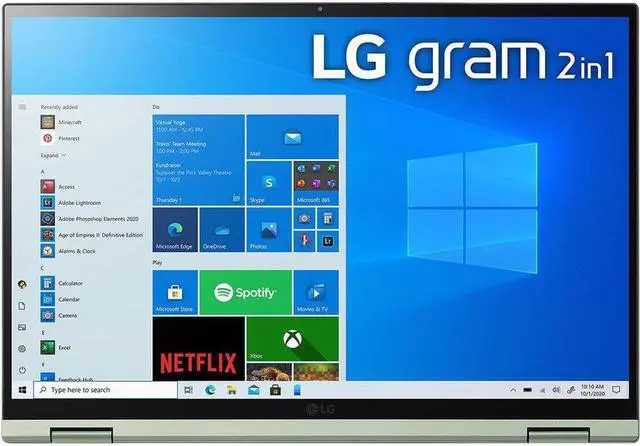 Alt view image 3 of 10 - LG gram 14T90P-K.APG5U1 14" Touchscreen Laptop i7-1165G7 16GB 512GB SSD W10P