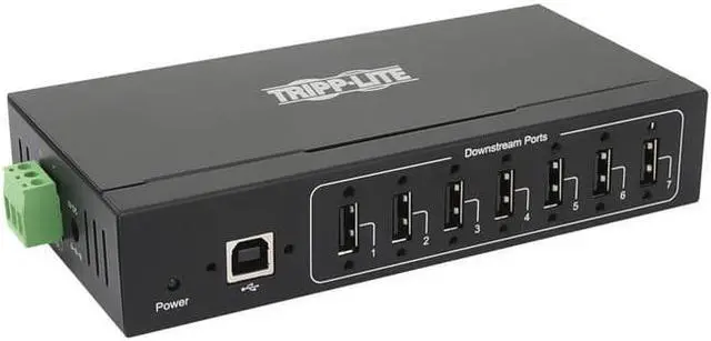 Alt view image 6 of 20 - USB 20 HUB INDUSTRIAL 7PORT 15KV ESD