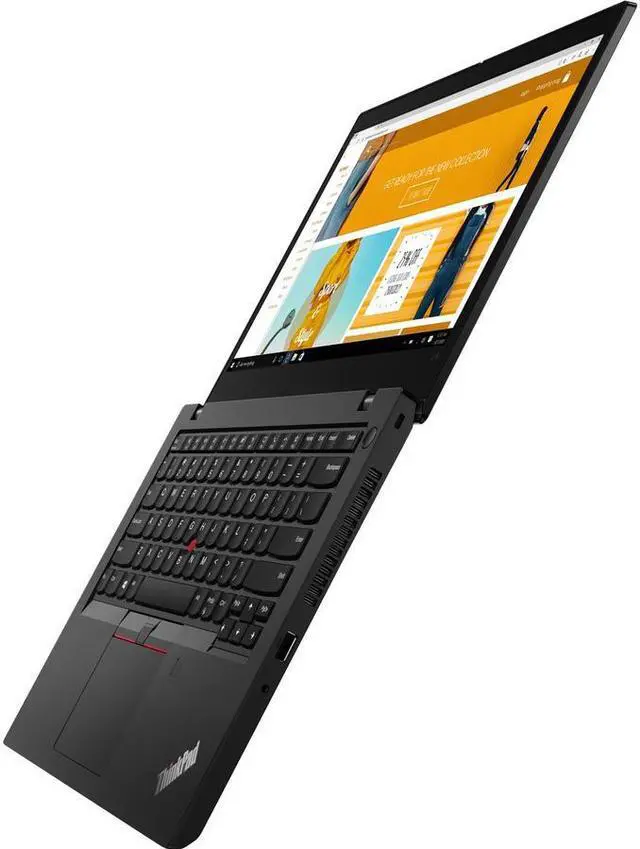 Alt view image 7 of 15 - Lenovo ThinkPad L14 Gen2 20X10094US 14" Touchscreen Notebook - Full HD - 1920 x 1080 - Intel Core i5 11th Gen i5-1135G7 Quad-core (4 Core) 2.40 GHz - 8 GB RAM - 256 GB SSD - Black - Windows 10 Pr