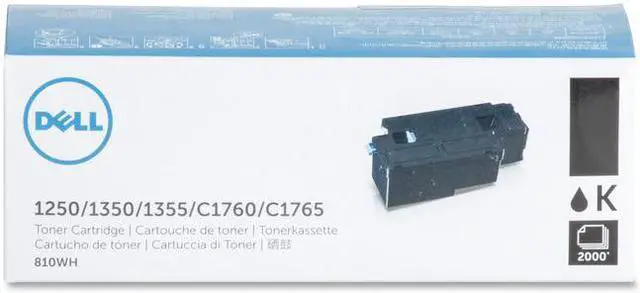 Alt view image 3 of 5 - Dell Dll810Wh Dell Br C1760Nw Dc9Nw - 1-Hi Yld Black Toner