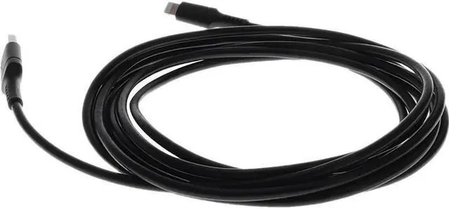 Alt view image 13 of 16 - AddOn 2.0m (6.6ft) USB 2.0 (A) Male to Lightning Male Sync and Charge Black Cable