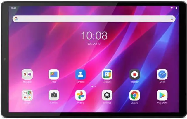 Alt view image 7 of 20 - Lenovo Tab K10 TB-X6C6F ZA8N0044US Tablet - 10.3" WUXGA - Helio P22T Octa-core (8 Core) 1.80 GHz - 4 GB RAM - 64 GB Storage - Android 11 - Abyss Blue - MediaTek SoC Platform SoC - Upto 2 TB - 192
