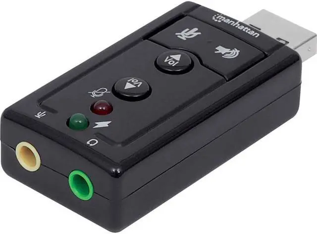 Alt view image 10 of 12 - USB-A SOUND ADAPTER 3.5MM-