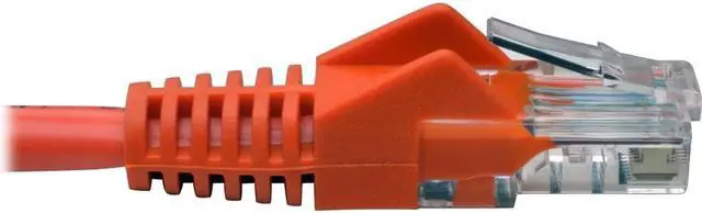 Alt view image 11 of 18 - TRIPP LITE N001-014-OR TRIPP LITE 14FT CAT5 CAT5E SNAGLESS MOLDED PATCH CABLE UTP ORANGE RJ45 M/M 14' (