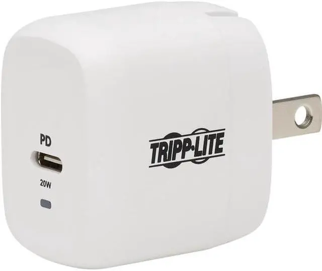 Alt view image 8 of 15 - Tripp Lite Compact 1-Port USB-C Wall Charger GaN Technology 20W U280W0120C1G