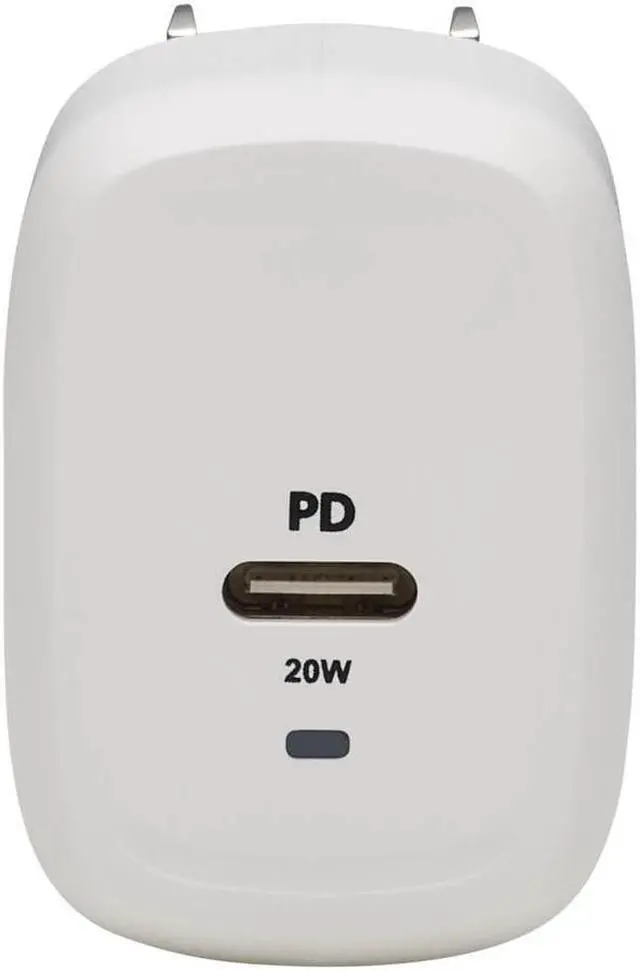 Alt view image 10 of 15 - Tripp Lite Compact 1-Port USB-C Wall Charger GaN Technology 20W U280W0120C1G