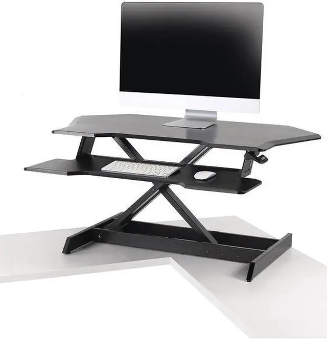 Alt view image 17 of 20 - Ergotron WorkFit-TX Standing Desk Converter, Sit-Stand Desk Workstation - Height-Adjustable Keyboard (33-467-921)