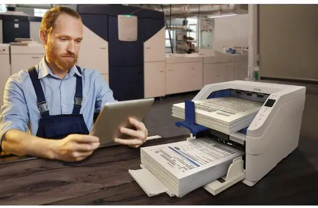 Alt view image 4 of 10 - Xerox W110 120 ppm Color Duplex Production Scanner
