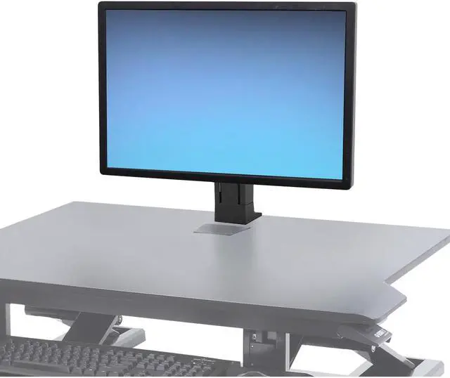 Alt view image 5 of 8 - Monitor Riser For 24" Monitors 30 Degree Tilt Black Supports 16 lb 97935085