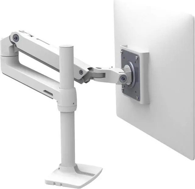 Alt view image 10 of 15 - ERGOTRON 45-537-216 LX DESK MOUNT LCD MONITOR ARM, TALL POLE, BRIGHT WHITE TEXTURED, NO GROMMET