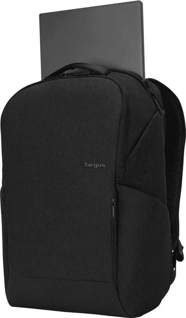 Alt view image 9 of 16 - Targus Cypress Slim TBB584GL Carrying Case (Backpack) with EcoSmart for 15.6" to 16" Notebook - Black