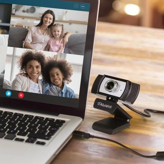 Alt view image 8 of 16 - Aluratek AWC04F Webcam - 2 Megapixel - 30 fps - USB 2.0 AWC04F