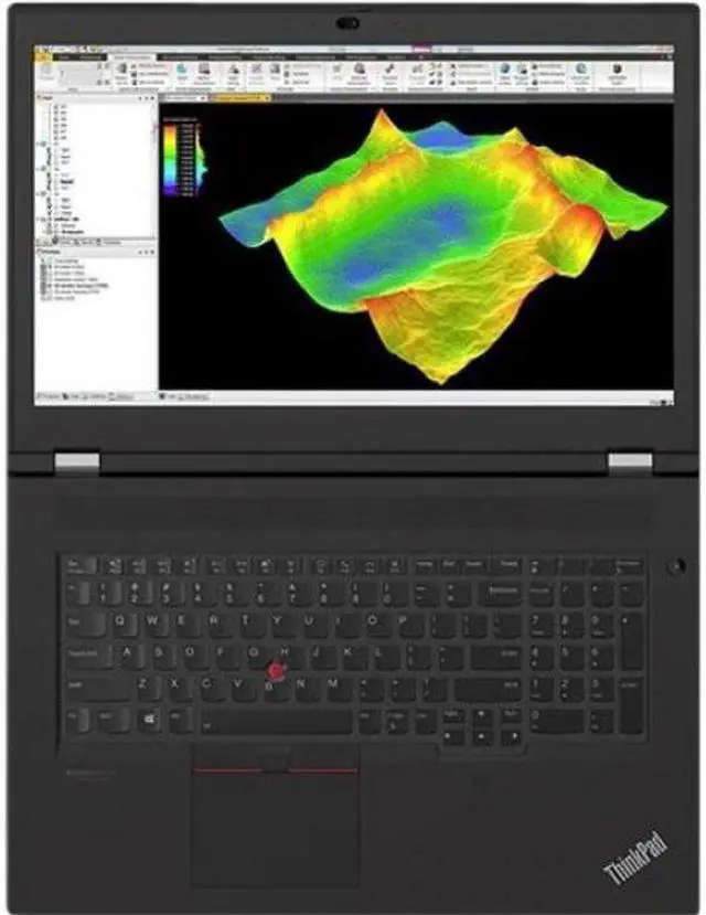 Alt view image 8 of 15 - Lenovo ThinkPad P17 G2 20YU001KUS 17.3" Mobile Workstation - 4K UHD - 3840 x 2160 - Intel Core i7 11th Gen i7-11850H Octa-core (8 Core) 2.50 GHz - 8 GB RAM - 512 GB SSD - Black - Intel WM590 Chip