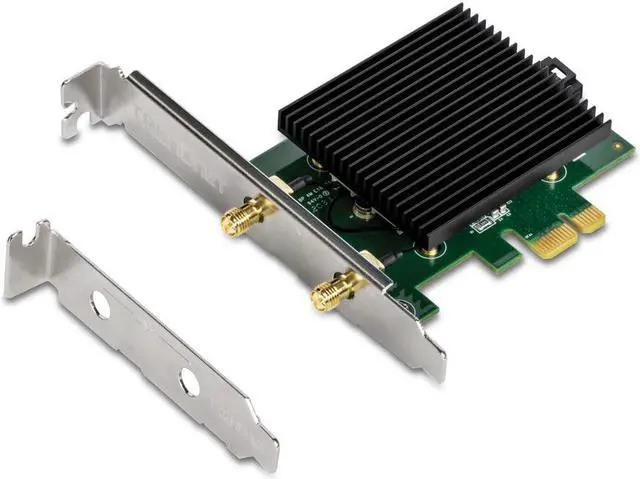 Alt view image 15 of 15 - TRENDnet TEW-907ECH, AX3000 Wireless Dual Band & Bluetooth® 5.2 (Class 2)
PCIe Adapter